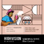 عدسی بلوکنترل هایویژن 1.56, خرید عدسی بلوکنترل, خرید عدسی گیمینگ, خرید عدسی ضد اشعه, خرید عدسی بلوپروتکت